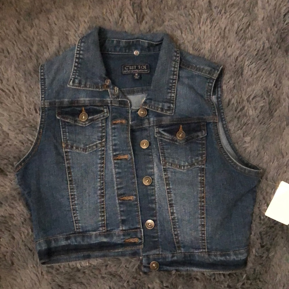 Denim vest